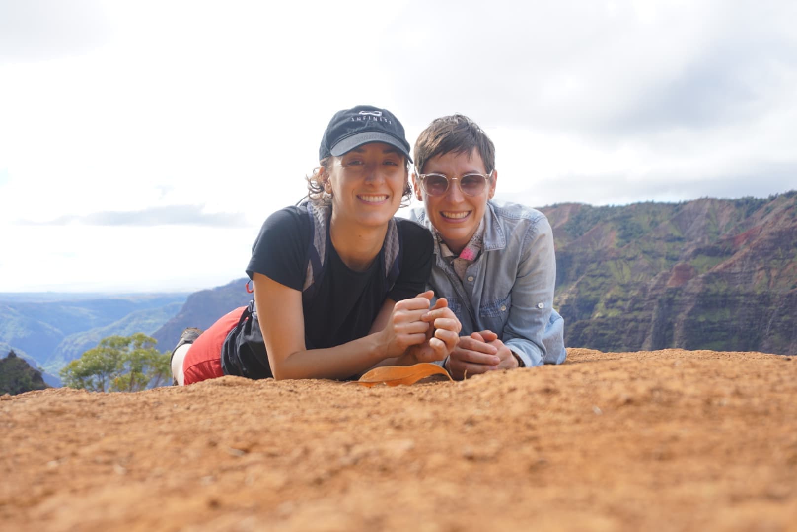 Taking a hike around the 'Grand Canyon of the Pacific' in Waimea Canyon State Park, Kaua'i (Feb '19)